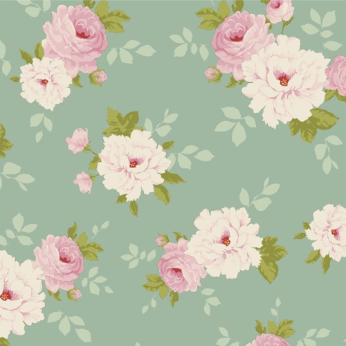 Tilda Patchwork Stoff Baumwolle - Sunday Brunch - Pernille Teal